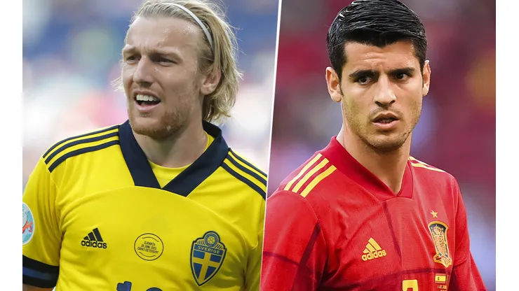 Suecia vs. España. (Fotos: Getty Images).