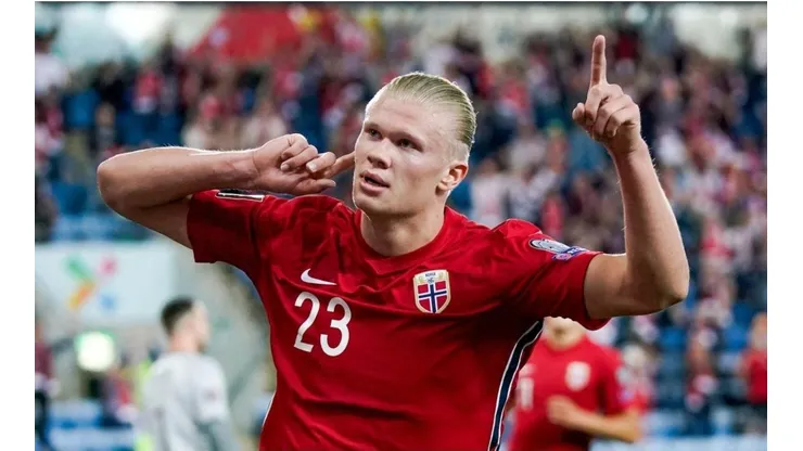 Erling Haaland fue la figura del empate entre Noruega y Países Bajos.