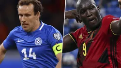 Estonia vs. Bélgica. (Fotos: Getty Images).