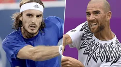 Stefanos Tsitsipas vs. Adrian Mannarino por el US Open (Foto: Getty Images).