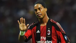 Ronaldinho en su etapa en Milan.