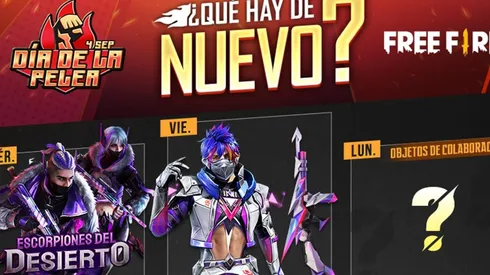 Agenda semanal de Free Fire: nuevo Pase Élite y objetos misteriosos