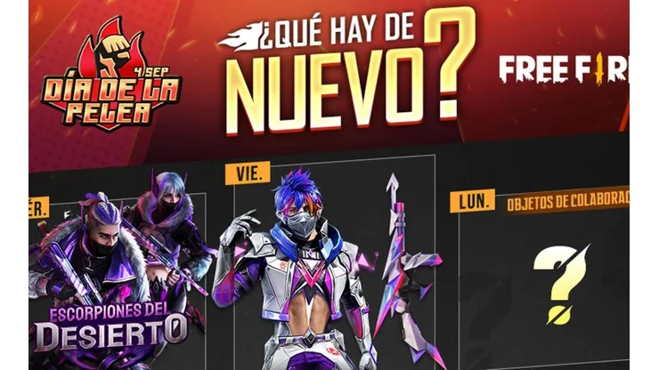 Agenda semanal de Free Fire: nuevo Pase Élite y objetos misteriosos