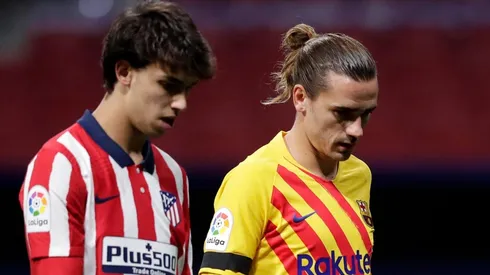 João Felix y Antoine Griezmann, juntos ahora en Atlético de Madrid.