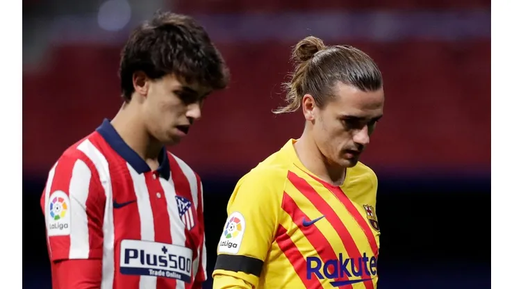 João Felix y Antoine Griezmann, juntos ahora en Atlético de Madrid.