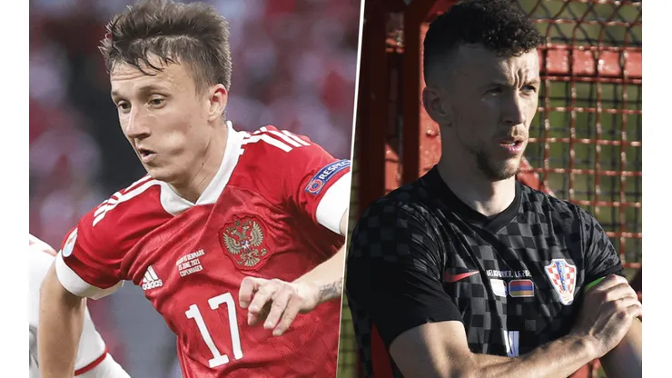 Rusia vs. Croacia. (Fotos: Getty Images).