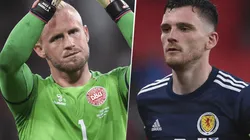 Dinamarca vs. Escocia. (Fotos: Getty Images).