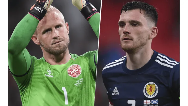 Dinamarca vs. Escocia. (Fotos: Getty Images).