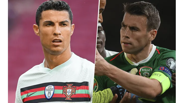 Portugal, con Cristiano Ronaldo, e Irlanda, con Seamus Coleman, se enfrentan por las Eliminatorias UEFA. (Fotos: Getty).