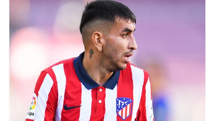 Ángel Correa en un encuentro con Atlético de Madrid.
