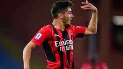 A Brahim Díaz le rebotó la pelota y generó otro gol para Milan.