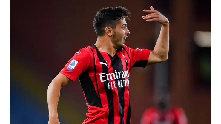 A Brahim Díaz le rebotó la pelota y generó otro gol para Milan.