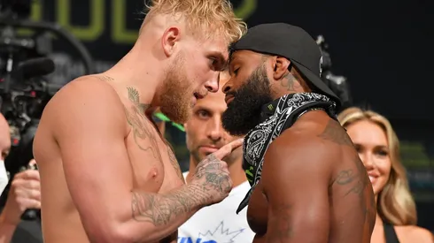 Jake Paul vs. Tyron Woodley. (Foto: Getty Images).
