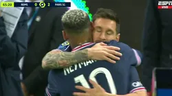 Lionel Messi debutó reemplazando a Neymar.