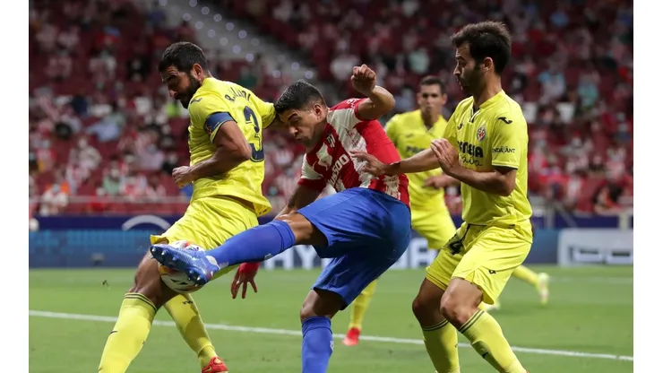 Luis Suárez marcó el primer tanto de Atlético de Madrid.