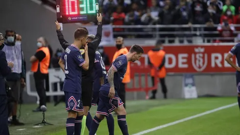 El momento del debut de Lionel Messi en PSG.