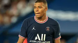 Kylian Mbappé en un encuentro con PSG.