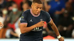 Acción de juego de Mbappé con PSG.