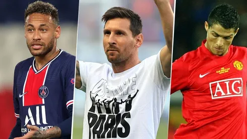 Neymar, Messi y Ronaldo, de los mejores pagos del fútbol.