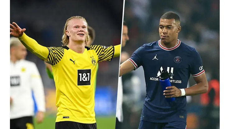 Haaland y Mbappé, dos jóvenes pretendidos.