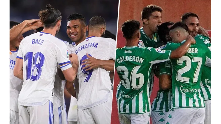 Real Madrid y Real Betis, duelo de la Liga de España