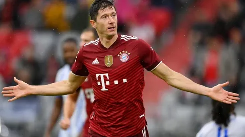 Robert Lewandowski, figura de la goleada del Bayern Múnich al Hertha Berlin.