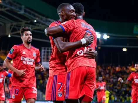 Lyon se sacó la mala racha y sumó su primera victoria: venció a Nantes