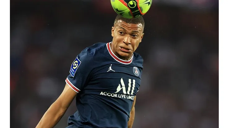 Kylian Mbappé en acción con PSG.