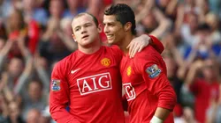 Wayne Rooney y Cristiano Ronaldo fueron compañeros en Manchester United.