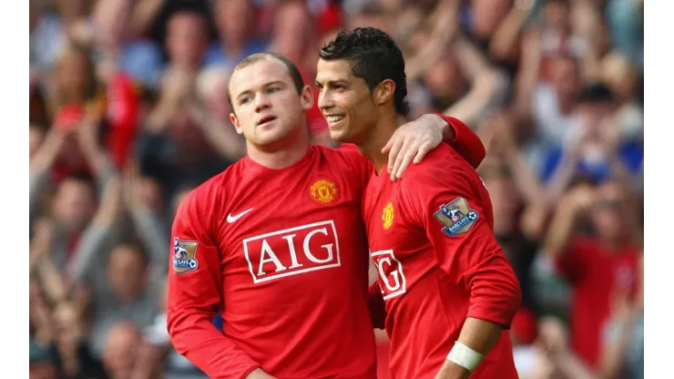 Wayne Rooney y Cristiano Ronaldo fueron compañeros en Manchester United.