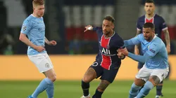 Manchester City vs. PSG en la Champions League.