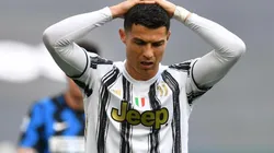 Cristiano Ronaldo en un encuentro con Juventus.