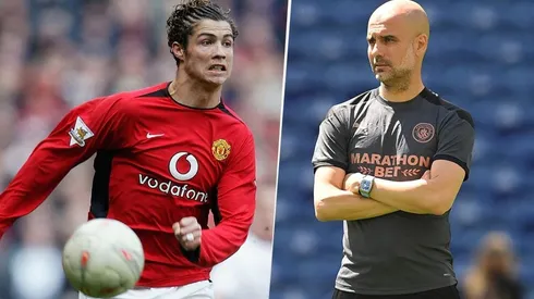 Cristiano Ronaldo en United y Pep Guardiola en City.