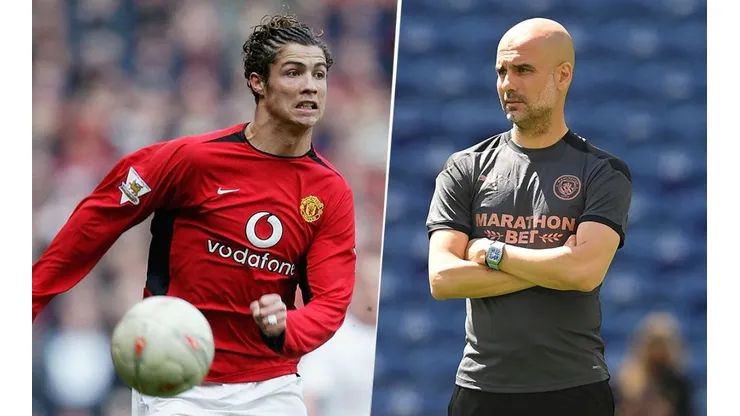 Cristiano Ronaldo en United y Pep Guardiola en City.