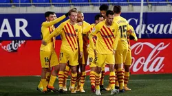 Jugadores del Barcelona.