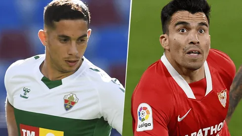 Elche vs. Sevilla por La Liga. (Fotos: Getty Images).