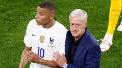 Didier Deschamps y Kylian Mbappé