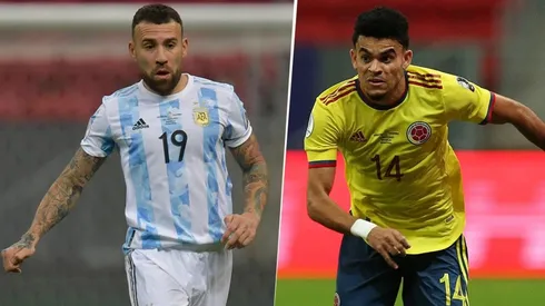 Nicolás Otamendi y Luis Díaz, figuras Conmebol en Portugal.