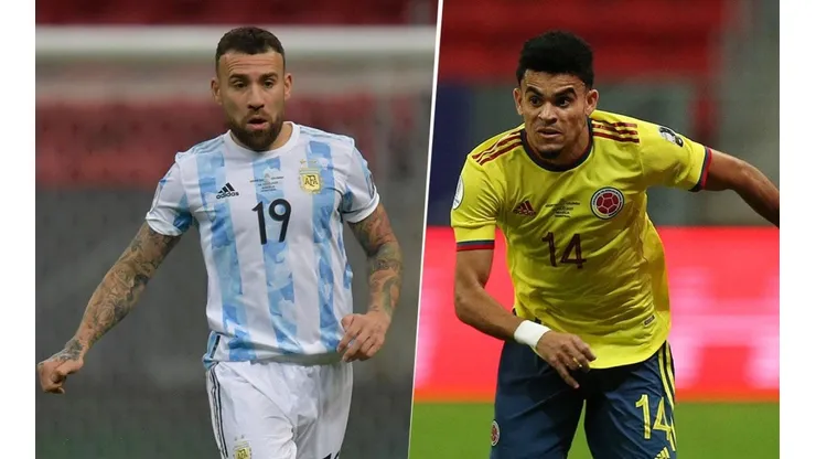 Nicolás Otamendi y Luis Díaz, figuras Conmebol en Portugal.