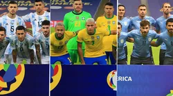 Argentina, Brasil y Uruguay; selecciones más perjudicadas por ausencia de jugadores.