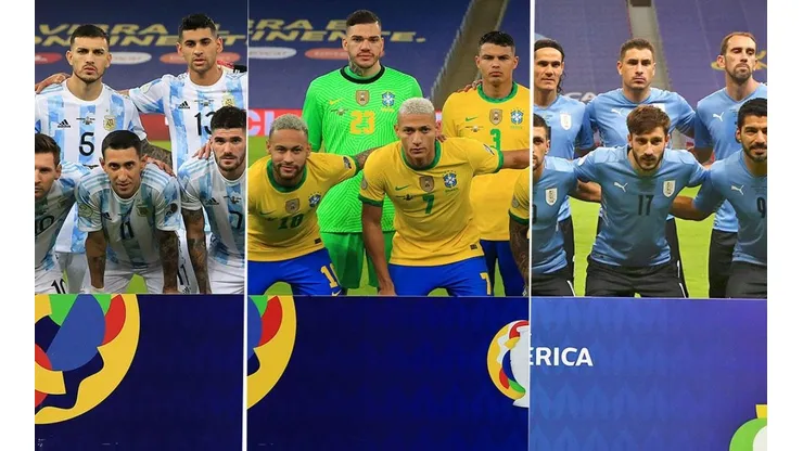 Argentina, Brasil y Uruguay; selecciones más perjudicadas por ausencia de jugadores.