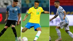 Valverde, Eder y Gómez, jugadores de LaLiga.