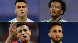 Lautaro Martínez, Cuadrado, Alexis Sánchez y Bentancur, afectados por la decisión de Serie A.