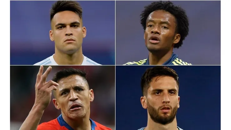 Lautaro Martínez, Cuadrado, Alexis Sánchez y Bentancur, afectados por la decisión de Serie A.