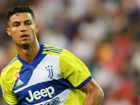 Cristiano Ronaldo se retiró del entrenamiento de este miércoles