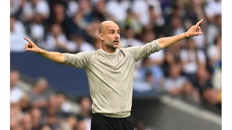 Pep Guardiola, entrenador de Manchester City.