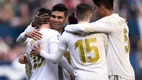 Jugadores del Real Madrid.