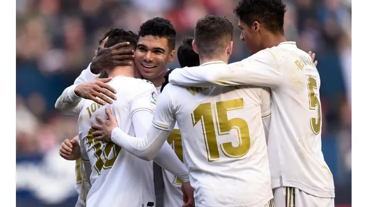 Jugadores del Real Madrid.