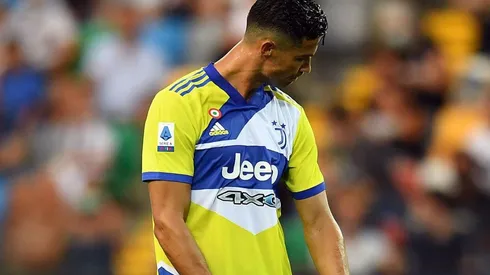 Cristiano Ronaldo en acción de juego con Juventus.