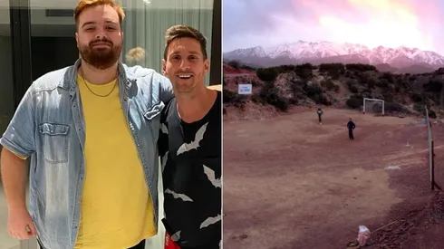 Estadio Lionel Messi en el medio de las montañas mendocinas, que emocionó a Ibai Llanos.